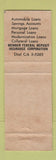Matchbook Cover - Montpelier Savings Bank VT