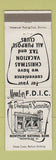 Matchbook Cover - Montpelier National Bank VT #1