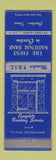 Matchbook Cover - First National Bank Creston IA