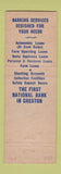 Matchbook Cover - First National Bank Creston IA