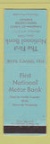 Matchbook Cover - First National Bank Smith Center KS WEAR