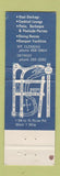Matchbook Cover - Clinton Gables Restaurant Mount Clemens Detroit MI