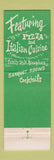 Matchbook Cover - Pasquale's Restaurant Pizza Royal Oak MI