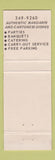 Matchbook Cover - Ah Wok Novi MI Chinese Food WEAR