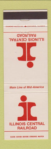 Matchbook Cover - Illinois Central Railroad