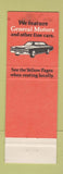 Matchbook Cover - Budget Rental Cars Dallas TX Love Field WEAR