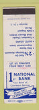 Matchbook Cover - 1st National Bank La Porte TX WEAR
