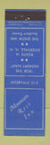 Matchbook Cover - Mountain Rest Inn Intervale NH MERCHANTS