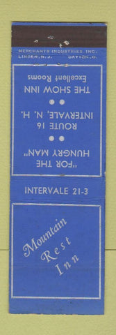 Matchbook Cover - Mountain Rest Inn Intervale NH MERCHANTS