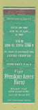 Matchbook Cover - Freedom Acres Farm Wilmot Flat NH WORN