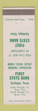 Matchbook Cover - First State Bank Carthage TX