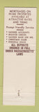 Matchbook Cover - Dedham Savings Westwood MA