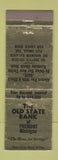 Matchbook Cover - Old State Bank Fremont MI