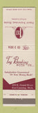 Matchbook Cover - First National Bank East Lansing MI