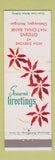 Matchbook Cover - Citizens National Bank Cheboygan MI Christmas WEAR