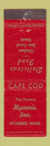 Matchbook Cover - Hyannis Inn MA WEAR