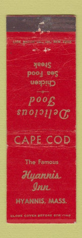 Matchbook Cover - Hyannis Inn MA WEAR