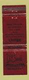 Matchbook Cover - DiBurro's Restaurant Ward Hill MA WEAR RED