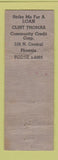 Matchbook Cover - Community Credit Corp Phoenix AZ pinup WORN