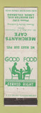 Matchbook Cover - Merchants Cafe Limon Colorado  WORN
