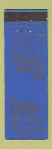 Matchbook Cover - Golden Lantern Inn Denver Colorado