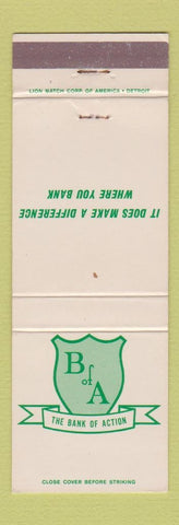 Matchbook Cover - Bank of Albion MI WEAR