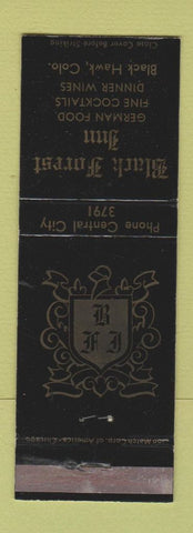 Matchbook Cover - Black Forest Inn Black Hawk Colorado