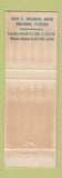 Matchbook Cover - Colonial Cafeteria Orlando FL WEAR