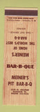 Matchbook Cover - Meiner's Pit BBQ Orlando FL