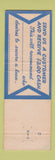 Matchbook Cover - Dixie Finance loans Memphis TN