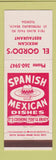 Matchbook Cover - El Gordo's Mexican Restaurant St Petersburg Beach FL