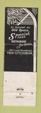 Matchbook Cover - Spanish Park Restaurant Ybor City FL WORN