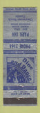 Matchbook Cover - Park Inn Clearwater Beach FL WORN