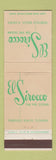 Matchbook Cover - El Sirocco Deerfield Beach FL