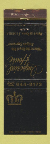Matchbook Cover - Imperial House Winter Park FL WEAR
