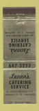 Matchbook Cover - Levan's Catering Service Maitland FL