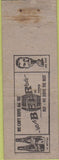 Matchbook Cover - Chatter Box Bar  NO TOWN WEAR