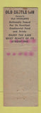 Matchbook Cover - Old Castle Inn Miami FL WORN