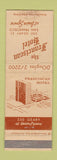 Matchbook Cover - The Franciscan Hotel San Francisco CA WEAR