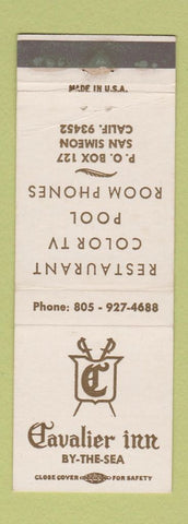 Matchbook Cover - Cavalier Inn by the Sea San Simeon CA WEAR