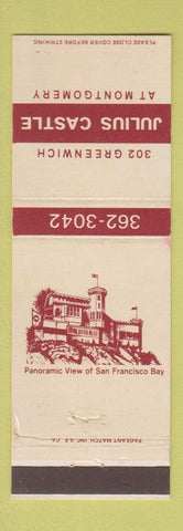 Matchbook Cover - Julius Castle San Francisco CA