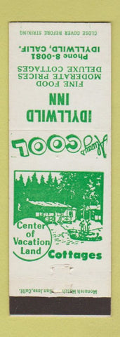 Matchbook Cover - Idyllwild Inn CA