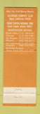 Matchbook Cover - Fred Harvey Furnace Creek Inn Death Valley CA