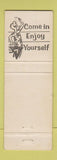 Matchbook Cover - Cline's Cocktail Lounge Schurz NV Chevron oil gas WEAR