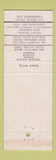 Matchbook Cover - Olde Coach Inn and Motor Lodge Nashua NH DD Bean
