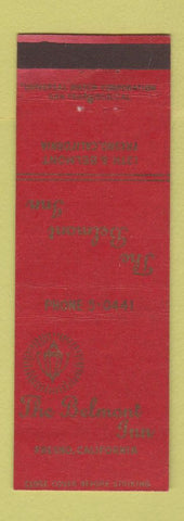 Matchbook Cover - The Belmont Inn Fresno CA