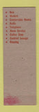 Matchbook Cover - The Belmont Inn Fresno CA