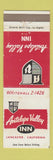 Matchbook Cover - Antelope Valley Inn Lancaster CA