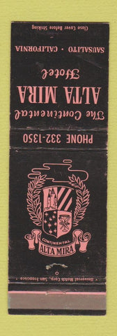 Matchbook Cover - Alta Mira Hotel Sausalito CA WEAR