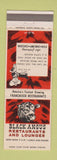 Matchbook Cover - Black Angus Restaurants FL CHAIN Miami Tampa Kendall